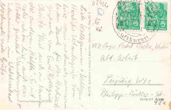 Königsee Thüringen Rathaus o 1960