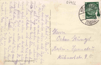 Königsee Thüringen Junkers Luftbild 36113  o 1934