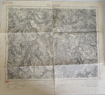Konigstein Saxon Switzerland and the surrounding area Measuring table sheet 444 1909
