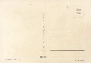 01824 Koenigstein with fortress Saxon Switzerland * around 1950