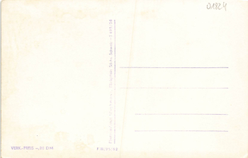 01824 Koenigstein Fortress with Pfaffenstein, Saxon Switzerland * 1956