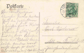 Köpenick, Berlin – Restaurant Schmetterlingshorst by the Lange See (lake) – original vintage picture postcard, c. 1908