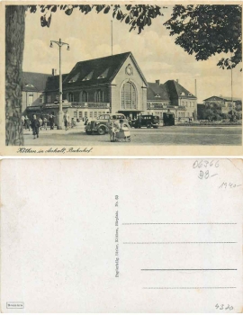 06366 Koethen Anhalt train station * around 1940