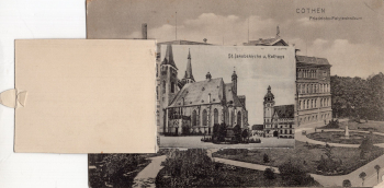 Köthen Friedrichs Polytechnikum Klappkarte o 1911