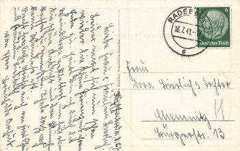 01445 Koetzschenbroda Radebeul von der Friedensburg o 1941