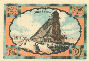 Kolberg Ostsee Pommern Kolobrzeg Notgeldschein 1921