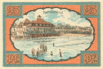 Kolberg Ostsee Pommern Kolobrzeg Notgeldschein 1921