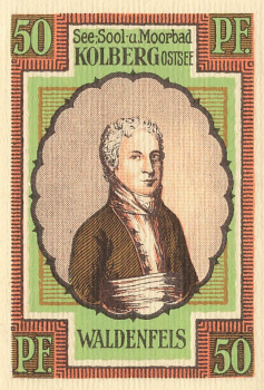 Kolberg Baltic Sea Pomerania Kołobrzeg Emergency banknote 1921