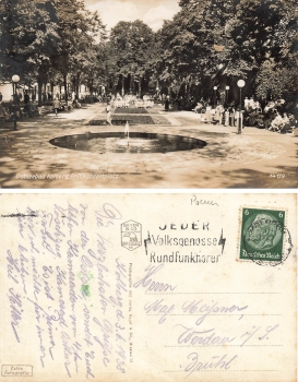 Kolberg Pommern Fruehkonzertplatz Kolobrzeg o 1938