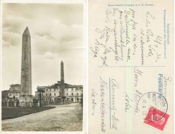 Constantionopel German sea mail Mediterranean voyage 17.4.1932