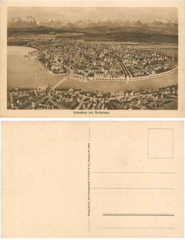 78465 Konstanz artist card Joseph Ruep * approx. 1925
