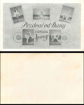 Circus Jung contortionist * ca. 1930