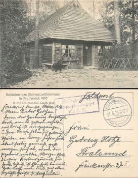 VIII Reserve Corps Corps Pioneer Park Field Post WWI March 31, 1916