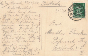 01731 Kreischa Sanatorium Grosses Kurhaus o 1929