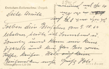 Kretscham-Rothensehma Erzgebirge * 1964