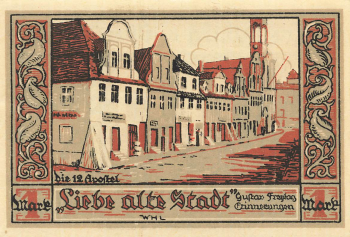 Kreuzburg Upper Silesia emergency banknote Kluczbork 1921