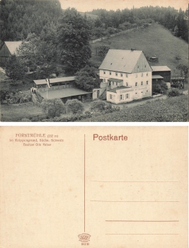 01814 Krippen Restaurant Forstmuehle * um 1910