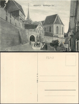 Kronach Bamberger Tor *ca. 1910