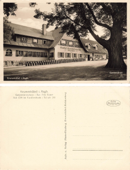 Krummhuebel  Riesengebirge Schlesien Villa Trautheim Karpacz * 1940