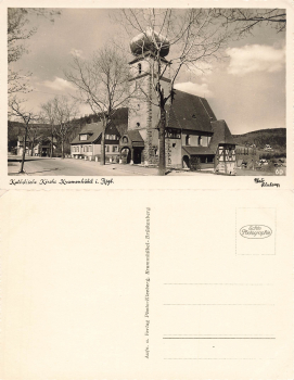 Krummhuebel Riesengebirge Schlesien Kirche Karpacz * 1930