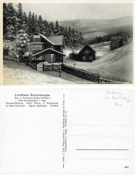 Krummhuebel Riesengebirge Schlesien Landhaus Karpacz * um 1930