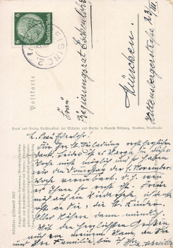 Artists' Relief Fund 1937 Artist card Georg Ehmig In der Ramsau o 1937 Image 1/I