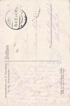 Victory Dispatch No. 10 Artist Postcard Brynolf Wennerberg B.W. o 1917 Field Post