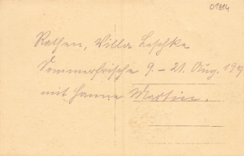 Elbdampfer "Saxonia" vor Rathen gebraucht 1919 Hahn-Foto72