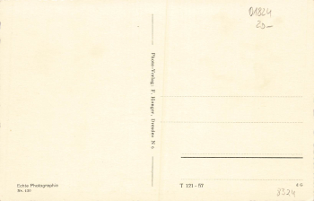 01824 Ober Rathen with Gansfelsen and Talwaechter, Saxon Switzerland * 1957