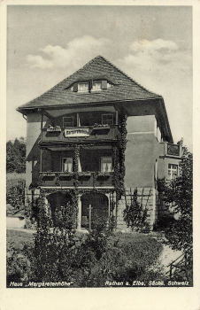 01824 Rathen House "Margaretenhoehe" Saxon Switzerland o 1936
