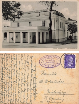 Kutno Wartheland Lichtspieltheater Kino o 1944