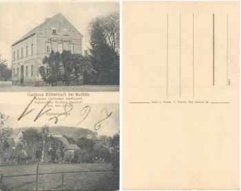 09306 Koettwitsch Gasthaus bei Rochlitz gebr. ca. 1920