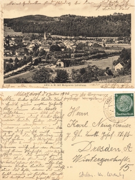 Laehn am Bober Schlesien Wlen o 1936
