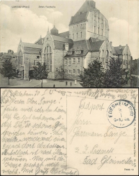 Landau Pfalz Festhalle o 30.01.1915