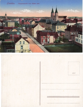 Landau Pfalz main view from the south * approx. 1920