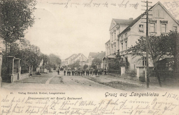 Langenbielau Rasels Restaurant Schlesien Bielawa o 1901