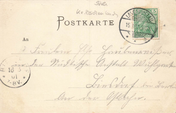 Langenbielau Rasels Restaurant Schlesien Bielawa o 1901