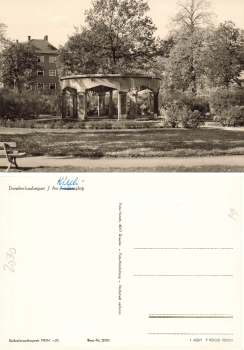 Laubegast Dresden Friedensplatz Kirchplatz  *1962 Hanich2030