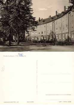 Laubegast Dresden Friedensplatz Kirchplatz  *1962 Hanich2031