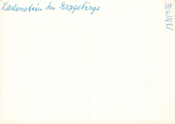 01778 Lauenstein Erzgebirge Print template * around 1960 Hanich Verlag
