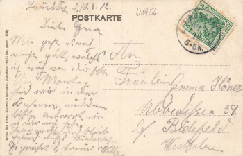 01936 Laussnitz bei Königsbrück Lunakarte 20571 o 1912