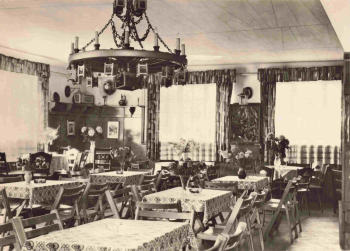 03222 Lehde Spreewald Cafe Venedig Innenansicht * 1967