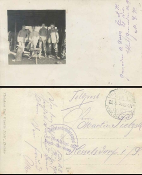 KS 1st Inf. Div. No.23 Leib-Gren.-Regt. 160 m.w. cop. Field post 13.5.1916
