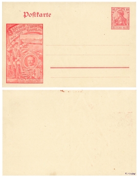 Leipzig 500 Jahre Universität Privatganzsache 10 Pfennig Germania 1909