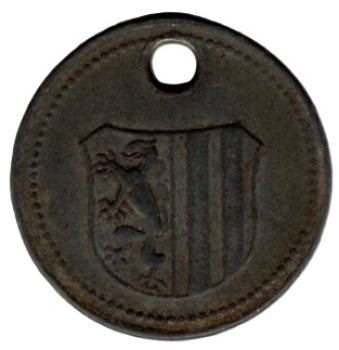 Leipzig 9775 Gaderobenmarke 1944