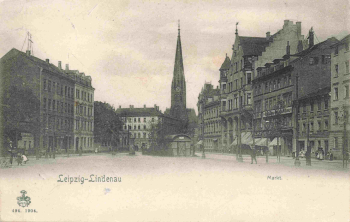 Lindaua Leipzig Markt o 1905