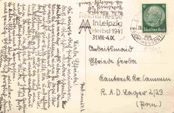 Leipzig Mehrbildkarte o 1941