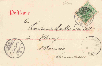 Möckern (Leipzig) Barracks, 7th Infantry Regiment No. 106, c. 1904
