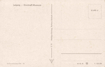 Leipzig Dimitrov Museum * 1956
