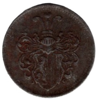 Leipzig tram token 10 pfennigs 1921